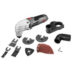 Večnamensko orodje 250 W, hitrost oscilacije 15000-21000 vrt/min, kovček 59G023