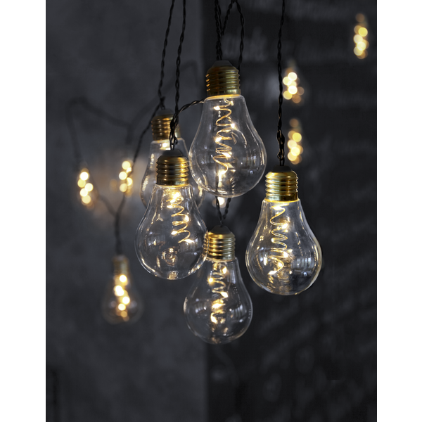 Dekorační LED girlanda WOW na venku, 3,6m, žlutá