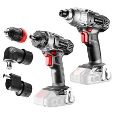 Set E+: burghiu/percuție 58G022-AD cu șurubelniță 58G012 58GS002