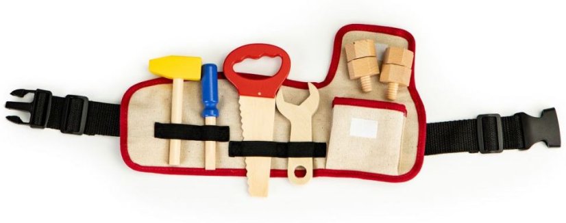 Kindergürtel mit Holzwerkzeugen