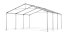 Cort de petrecere 3x6x2m Comfort PE 240g cu plasă împotriva insectelor Summer