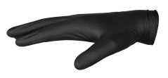 Nitril-Handschuhe, schwarz, 100 Stück, Größe M 97-691-M