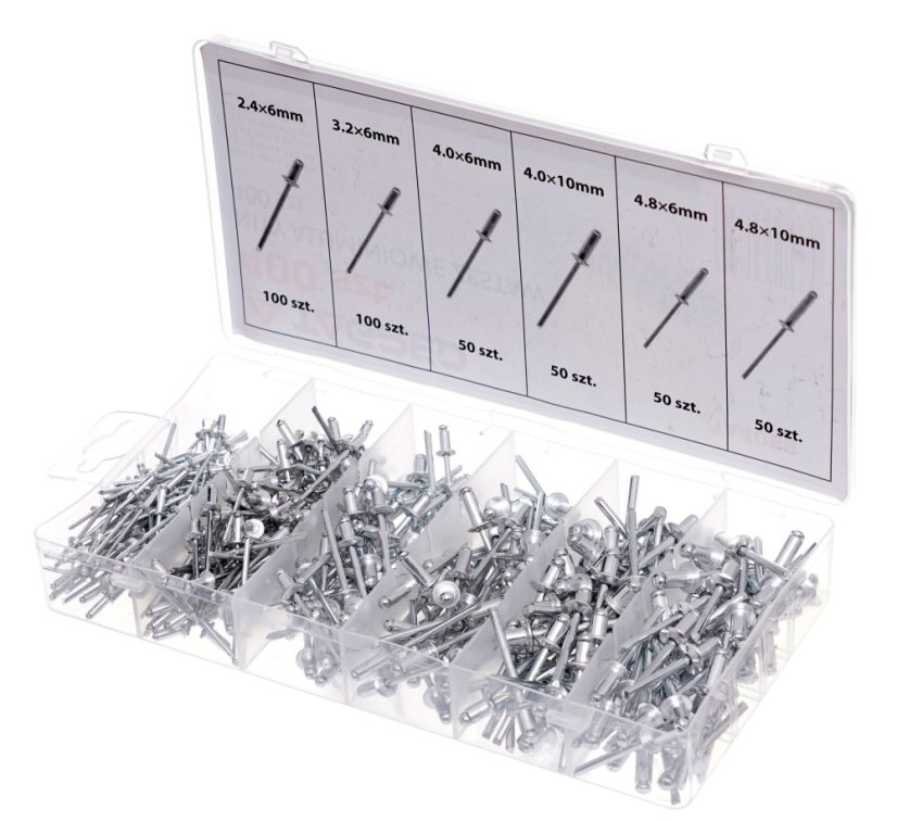 Alumínium szegecsek 2,4/3,2/4,0/4,8mm TA4096