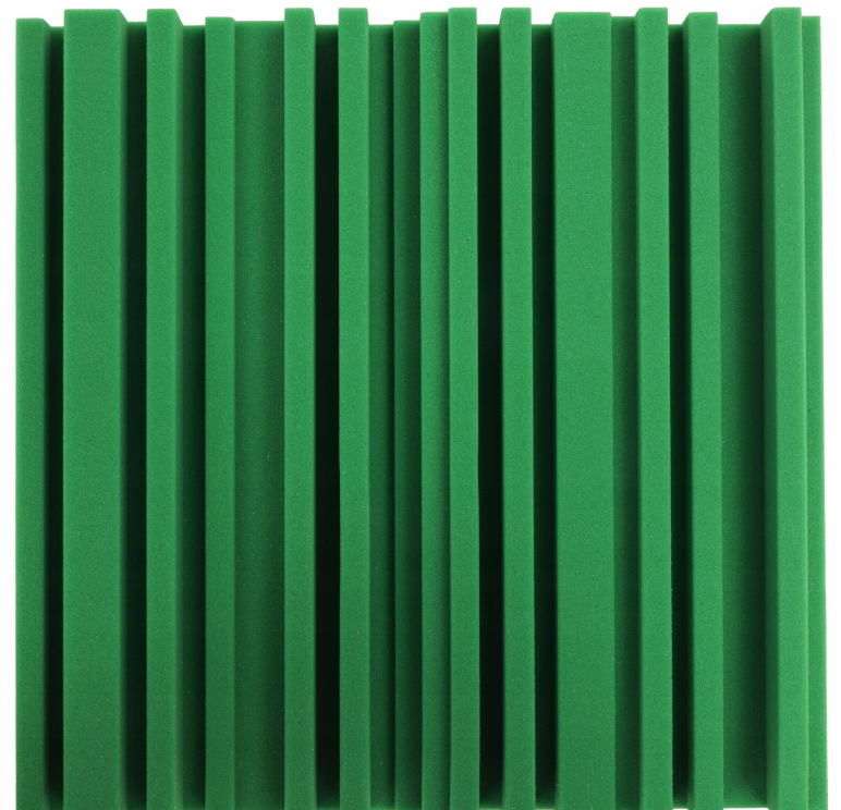 Akustický panel Equalizer 50x50cm, tloušťka 7cm, tmavě zelený