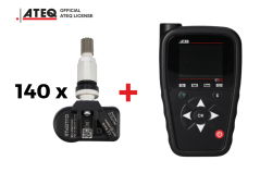 433/315 Europa USA MHz ALL-Sensor alu - 140Stück + ATEQ VT47S