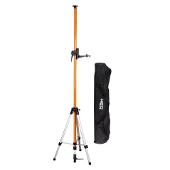Tijă laser cu trepied 3,7 m 75-115
