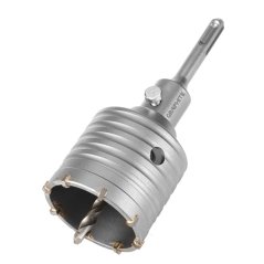 Kronenbohrer für Mauerwerk 65 mm mit SDS+ Adapter und Pilotbohrer 55H321