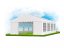 Cort de petrecere 5x8x2m Comfort PE 240g Summer