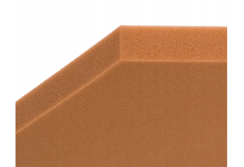 Akustický panel Hexagon 50x50cm, tloušťka 3cm, hnědý