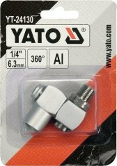 Sűrített levegős forgócsukló 1/4" YT-24130