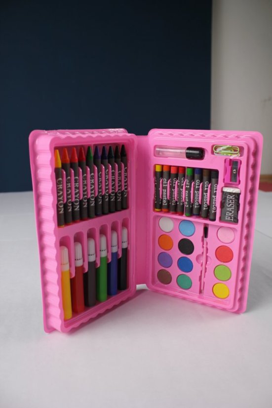 Kunstset für Kinder 42- teilig rosa