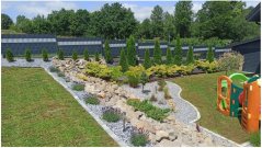 Plasă de umbrire pentru gard 19cm x 35m 450g/m2 Gri deschis + cleme 24buc