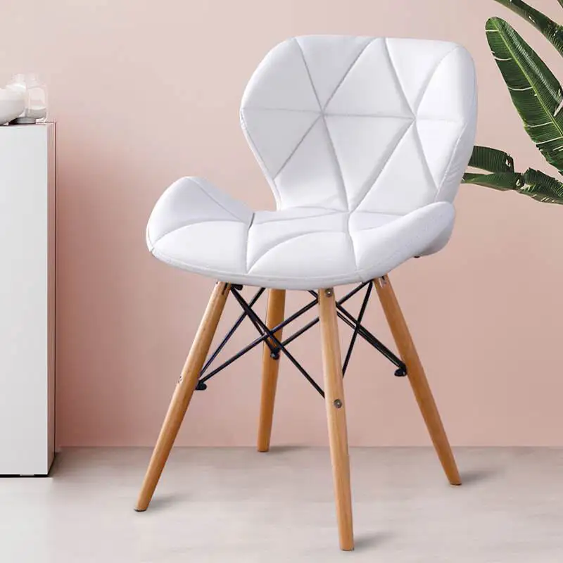 Esszimmerstuhl aus Leder Diamond