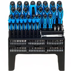Schraubendreher, Bits, Schraubendreher, Schraubenschlüssel, Steckschlüssel, 100-teiliges Set TA1079