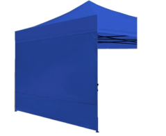 Zeltwand - 4,5m blau voll SQ/ HQ/ EXQ