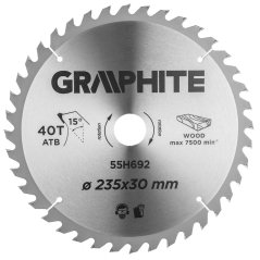 List pile, Widia, 235 x 30 mm, 40 zuba 55H692