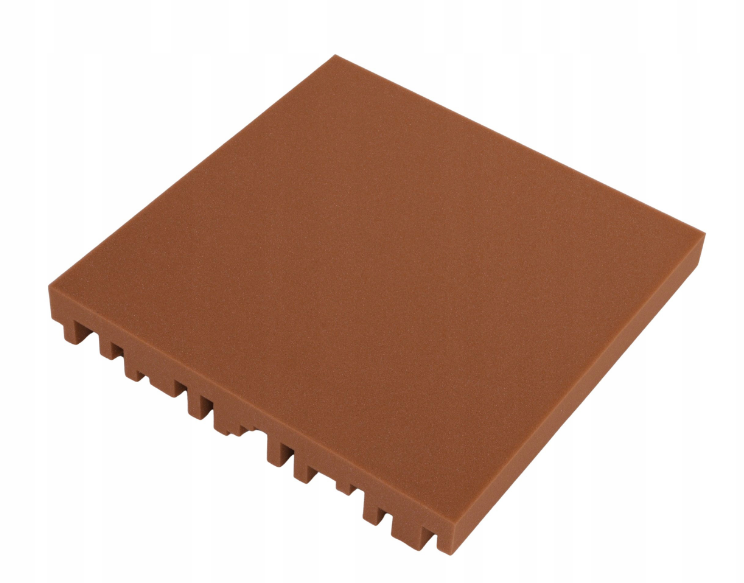 Akustický panel Equalizer 50x50cm, tloušťka 7cm, hnědý