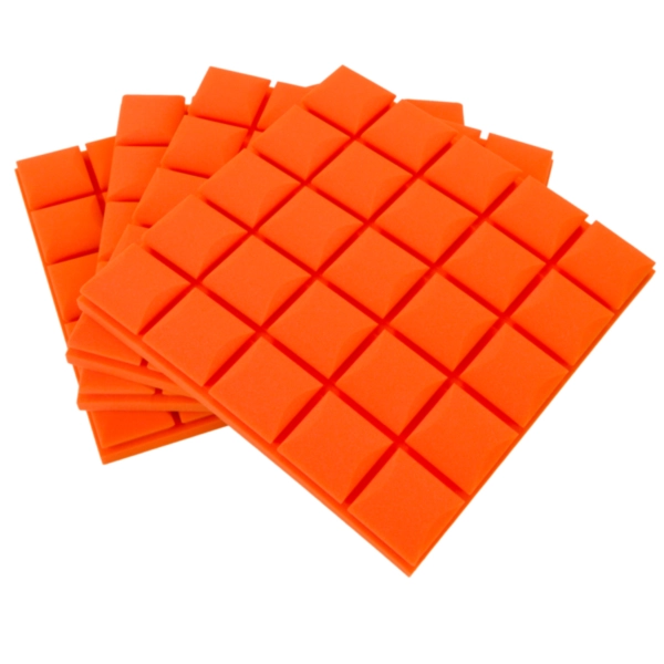 Akustikplatte - Würfel 50x50x5cm orange