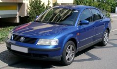 Cotieră VW PASSAT B5 - adaptor metalic, gri, piele ecologică
