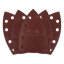 Brusni papir s čičkom, željezo 102 x 152 mm, P80, 5 kom, s 11 rupa 58T302