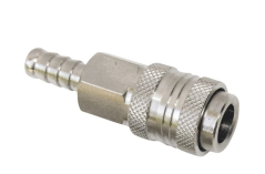 Gyorscsatlakozó tömlőcsonkkal 6,35 mm-es acél