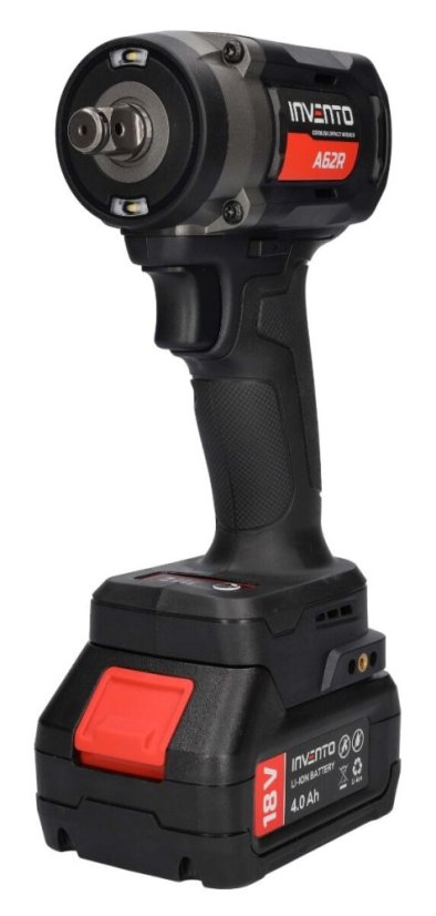Akumulatorski udarni ključ 18 V 680 Nm + 2x4,0 Ah baterije A62R 1/2"