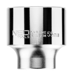 Priză goală, 6 puncte 3/4", 55 mm 08-340