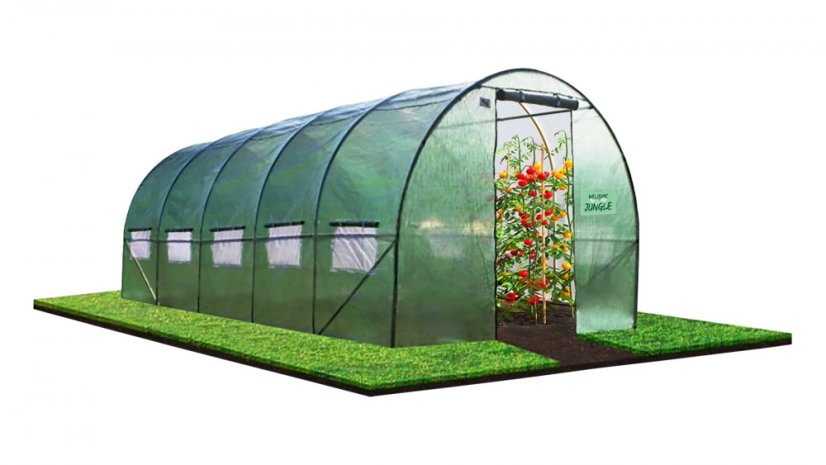 Kerti fóliaház/fóliasátor 3x8m UV filterrel PREMIUM
