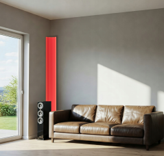 Бас акустична капана, квадратна, 100x28cm, червена