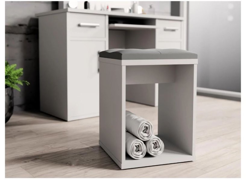 Hocker Modern elegance White