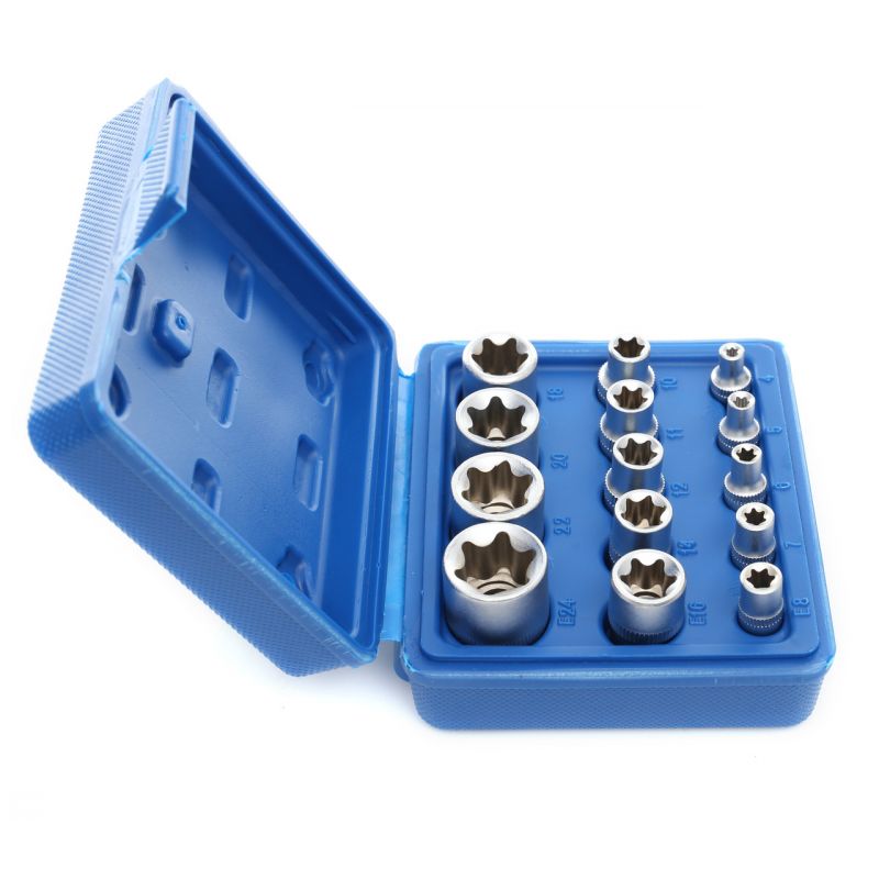 Dugókulcs készlet TORX 14 db KD10335