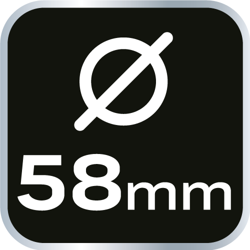 Gumikalapács 58 mm, 450 g, fekete és fehér gumi 25-067
