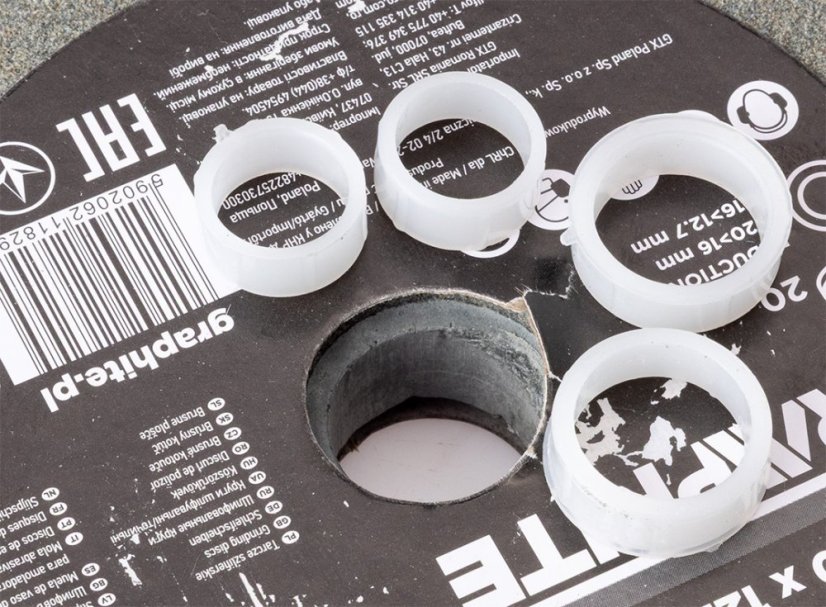 Csiszolókorongok 125 x 20/16/12,7 x 16 mm, P60, 2 db 57T127