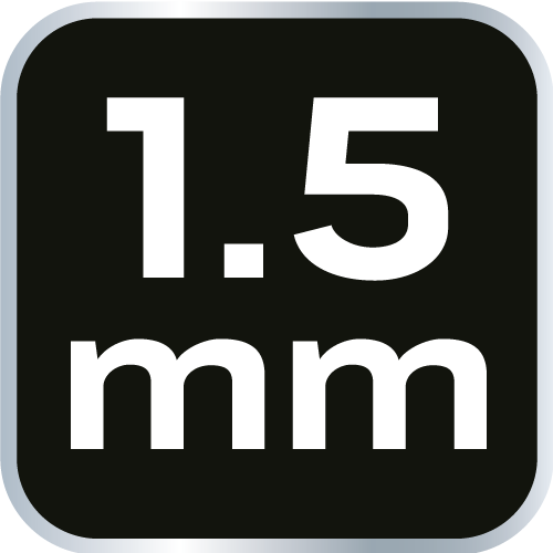 Cheie hexagonală 1,5mm, CrV 09-530