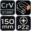 Schraubendreher Pozidriv PZ3 x 150 mm 04-185