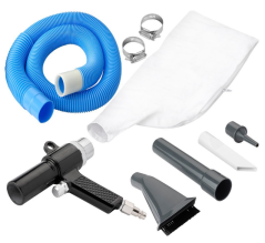 Pneumatischer Handstaubsauger 1/4" Adler mit Zubehör