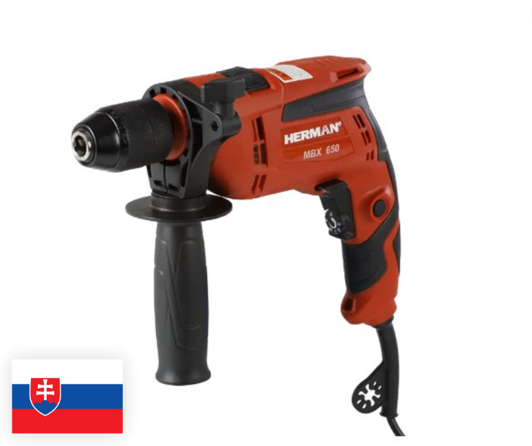 Elektrische Bohrmaschine HERMAN MBX 650 650 W | mit Schlag