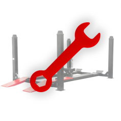 Montáž štvorstĺpoveho zdviháka