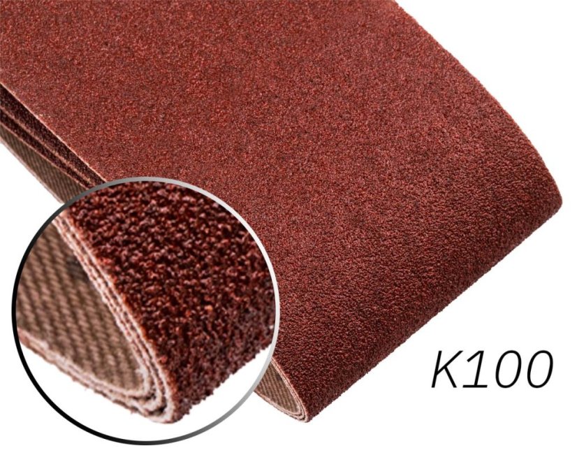 Csiszolószalag 75x533 mm, K100, 3db 55H800