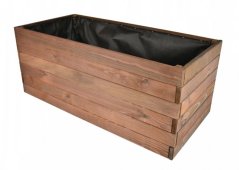 Fa virágláda Barna 80x38x33cm