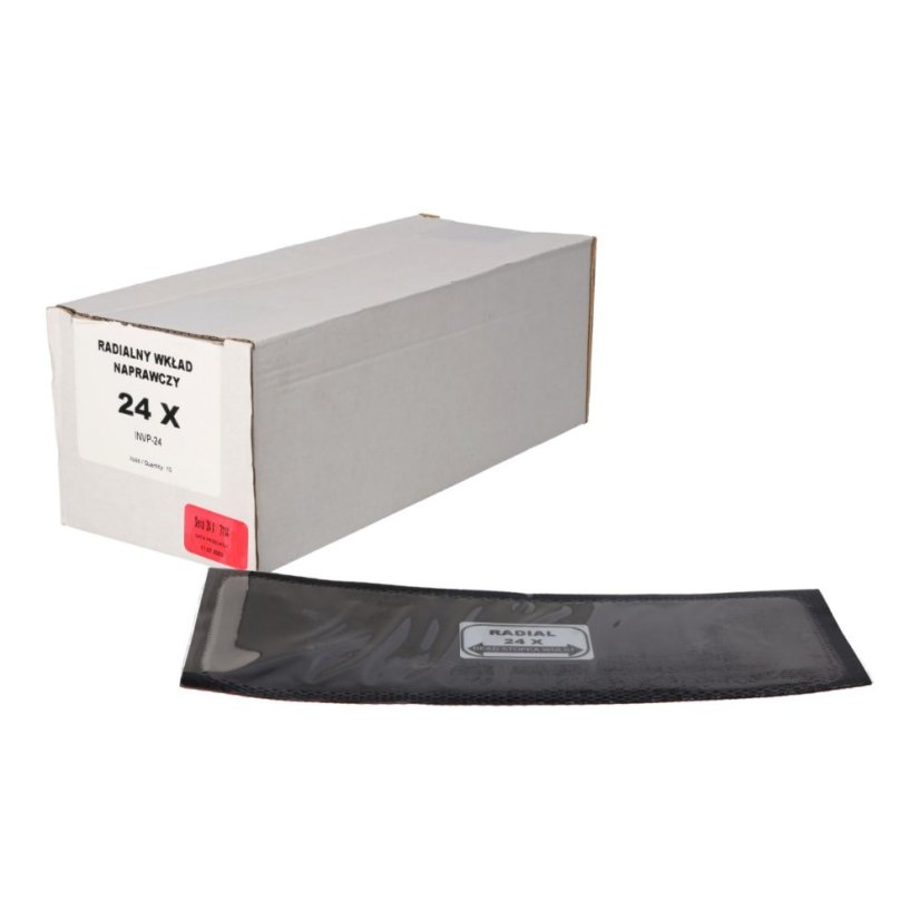 24X - Radialer Reparaturflicken, 86 x 219 mm