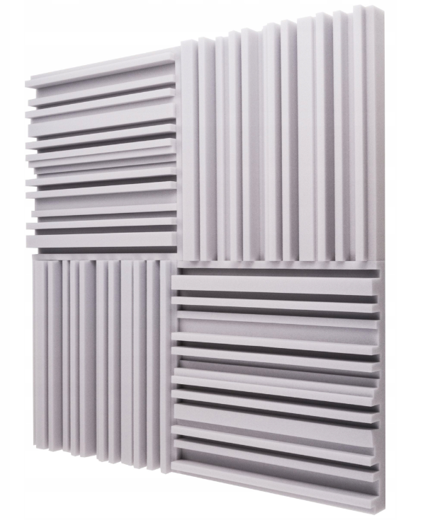 Akustický panel Equalizer 50x50cm, tloušťka 7cm, světle šedý