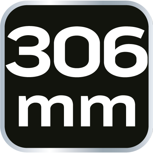 Állítható csavarkulcs 306 mm, tartomány 0-53 mm 03-026