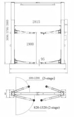 Automatski dviškolučni dizalnik nosivosti 4 tone, 400 V, EL S 40 TL