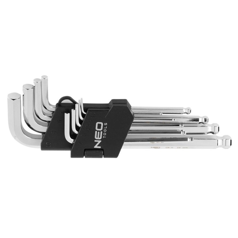 Chei hexagonale cu soclu rotund set de 9 buc 09-525