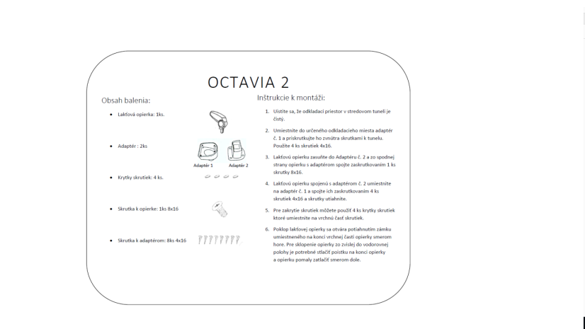 Cotieră Škoda OCTAVIA 2 (1Z), negru, husă din material textil