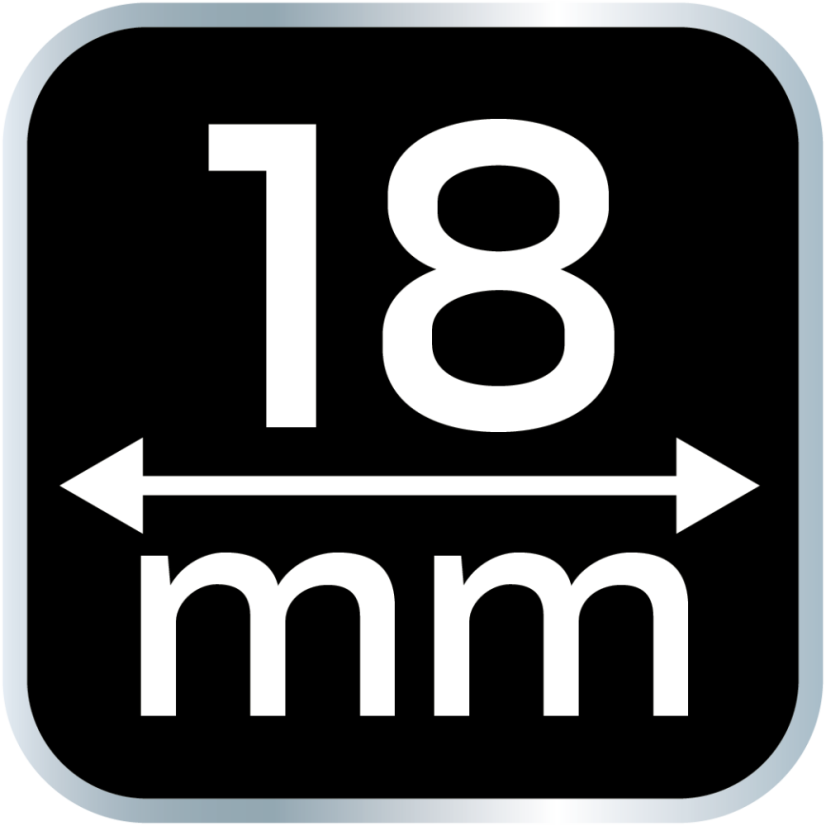 Dláto 18 mm, CRV, dřevěná rukojeť 37-818