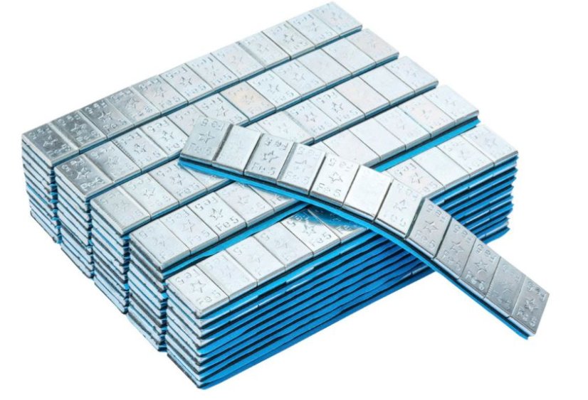 Ragasztható súlyok SILVER 60g csík (5g) 50db