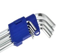 Imbuszkulcs készlet 1,5–10mm/230 mm 9 db