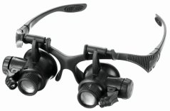 Ochelari cu lupă și LED 10x 15x 20x 25x